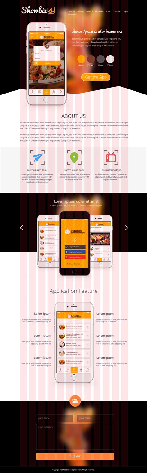 Design plays a crucial role when you create a landing page. Responsive Mobile App Landing Page Template