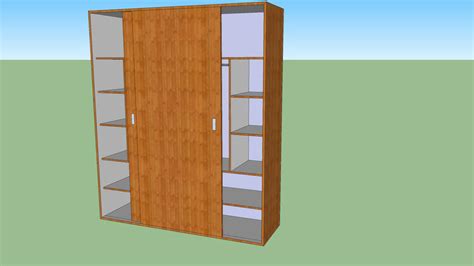 Placard Con Puertas Corredizas 3d Warehouse