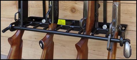 The gun rack is suitable for easy storage of rifles and shotguns during hunting season, and the rifle sling can be as simple or as intricate as you like. Locking Gun Racks: Vertical Wall MountLocking Gun Racks ...