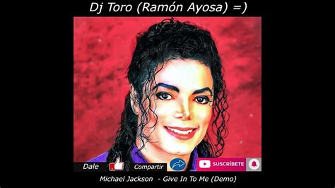 Michael Jackson Give In To Me Demo Acapella Youtube
