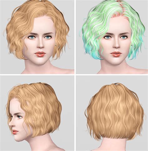 Curly Bob Hairstyle Foam Summer J101 By Newsea Retextured By Rusty