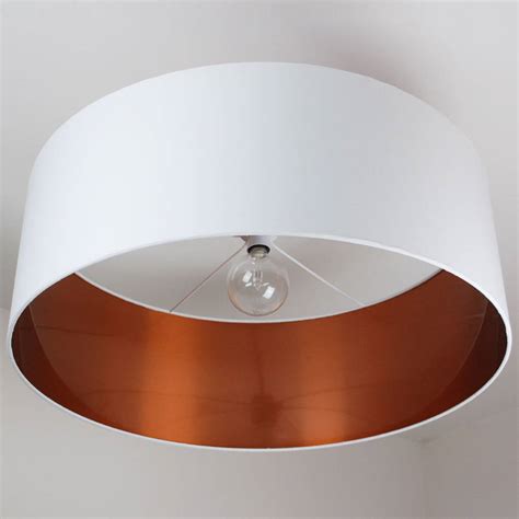 Shop for table and ceiling lamp shades in a selection of styles. oversize brushed copper ceiling pendant shade by quirk ...