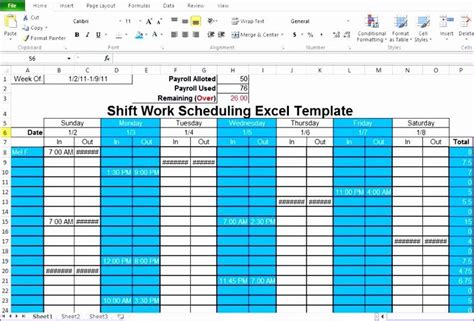 Schedule C Excel Template Luxury 6 Free Excel Work Schedule Template