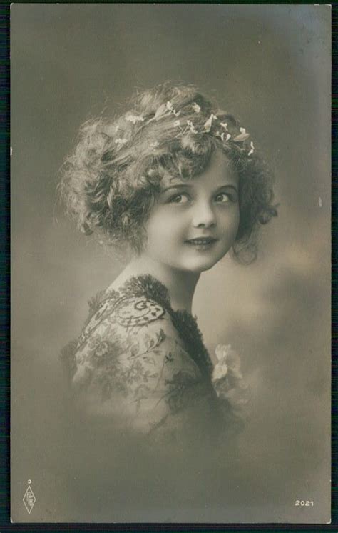 Pretty Edwardian Child Girl Glamour Fantasy Original Old 1910s Photo