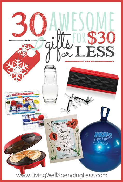 An amazing solution is to give them. 30 Awesome Gifts Under $30!! - Living Well Spending Less®