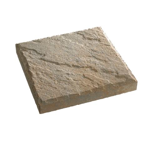 Shop Anchor Block Charcoalcopper Slate Patio Stone Common 16 In X 16