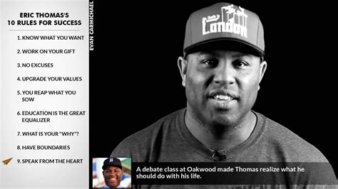 Team Training Top 10 Rules For Success Eric Thomas Youtube