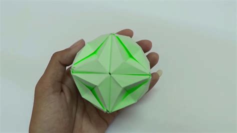 How To Make An Origami Ball Toy Paper Origami Ball Toy Easy Making