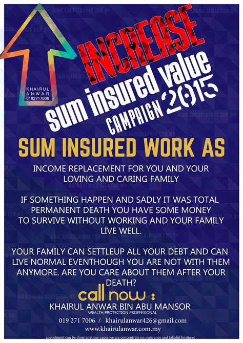 Increase Your Sum Insured Value Today With Prubsn