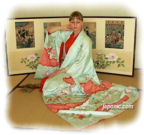 beautiful japanese figured silk kimono vintage women kimono and haori catalogue the japonic