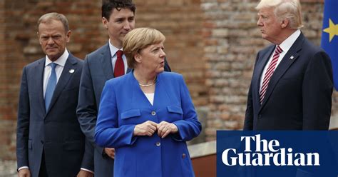 angela merkel and donald trump head for clash at g20 summit g20 the guardian