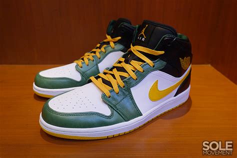 Air Jordan 1 Green And Yellow