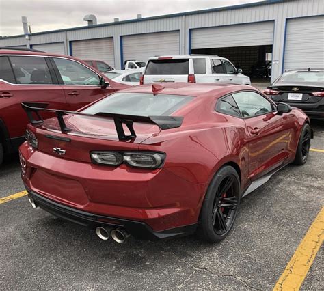Chevrolet Camaro Zl1 1le Painted In Garnet Red Photo Taken By