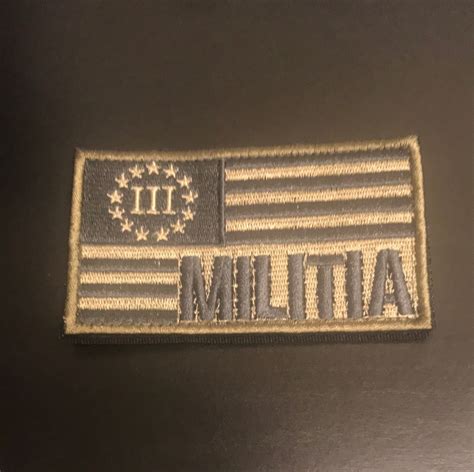 Militia Flag Patch Redemption Tactical