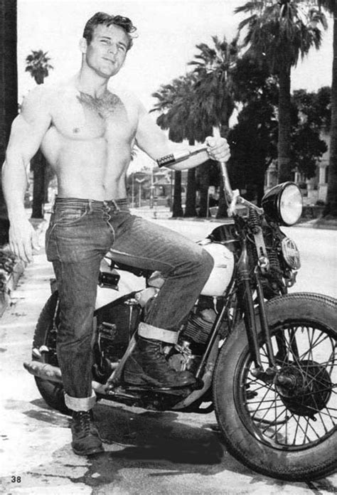 Vintage Male Models Bike Boy Don Fuller Vintage Beefcake