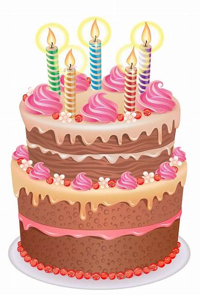 Birthday Clipart Cake Transparent Clip Cakes Happy