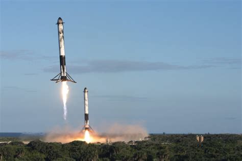 After A Three Year Wait Spacexs Falcon Heavy Could Launch Again Later