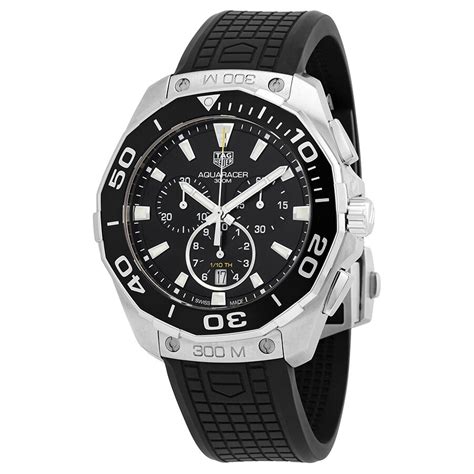 Can't find what you need ? Tag Heuer Aquaracer Chronograph Quartz Black Dial Men's ...