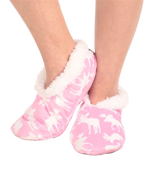 Lazy One Lazyone Fuzzy Feet Slippers For Women Cute Fleece Lined