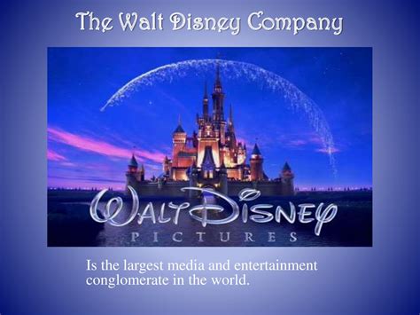 The Walt Disney Company Online Presentation