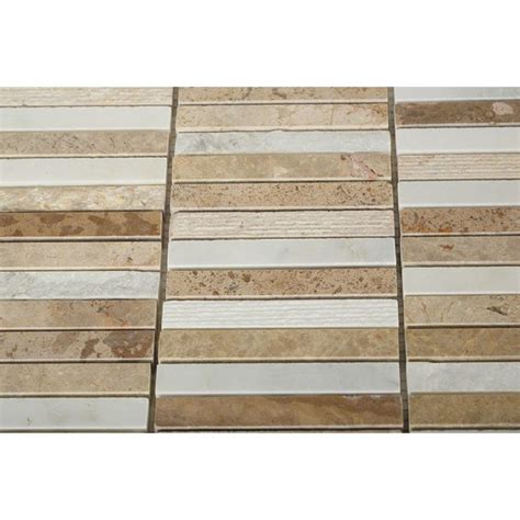 Ivy Hill Tile Exterior Tech Beige Brick Joint 12 In X 12 In Polished
