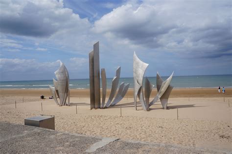 Les Braves Memorial At Omaha Beach Normandy France Favorite