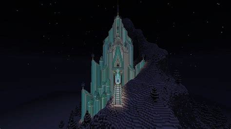 Frozen Elsas Ice Castle Minecraft Building Inc