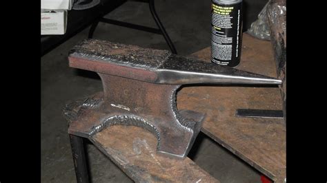 How To Make An Anvil Out Of Railroad Track Youtube