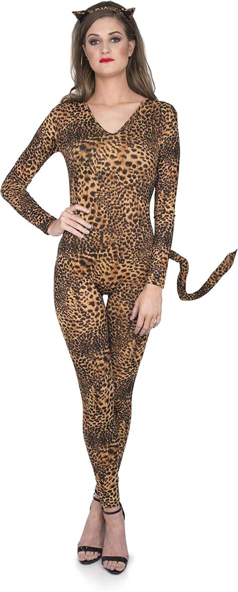 Snow Leopard Cat Suit Costume Large Size Clothing And Accessories