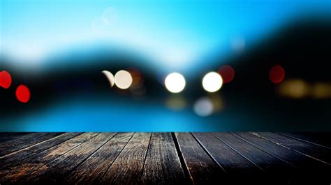 Blurry Lights Beyond The Dock Photography Hd Wallpaper 2560×1440 2536