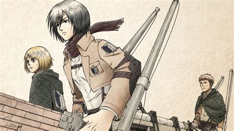 Hajime isayama has created a lot of amazing characters in attack on titan that readers have deeply cared for. Attack On Titan Armin Arlert Jean Kirstein Mikasa Ackerman ...