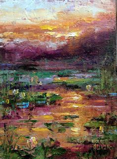 Art Talk Julie Ford Oliver Reflections On The Lily Pond Artist