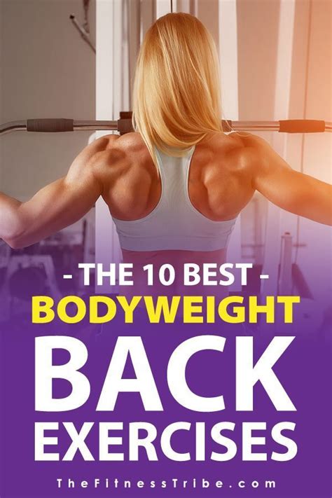 The 10 Best Bodyweight Back Exercises The Ultimate Workout Back