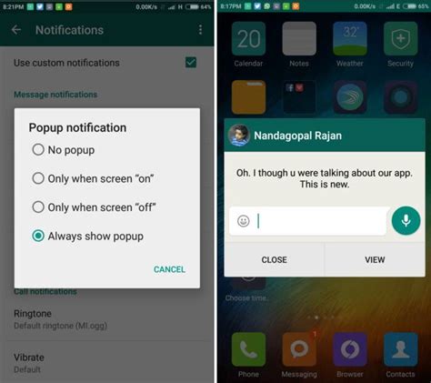 Source code if you want to send message to particular user in background without opening whatsapp and you have rooted device then use following code will help. WhatsApp Android app update: Low data mode, popup chats ...