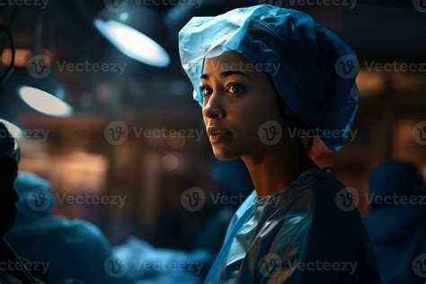 Featuring a nurse working attentively during the night, representing
