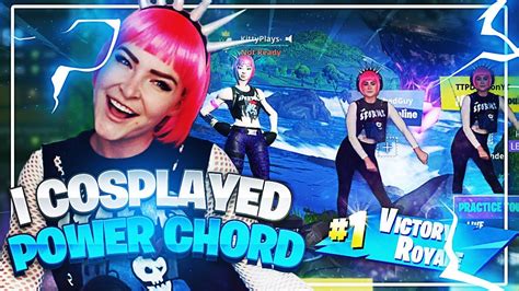 I Cosplayed Power Chord While Playing As The Power Chord Skin