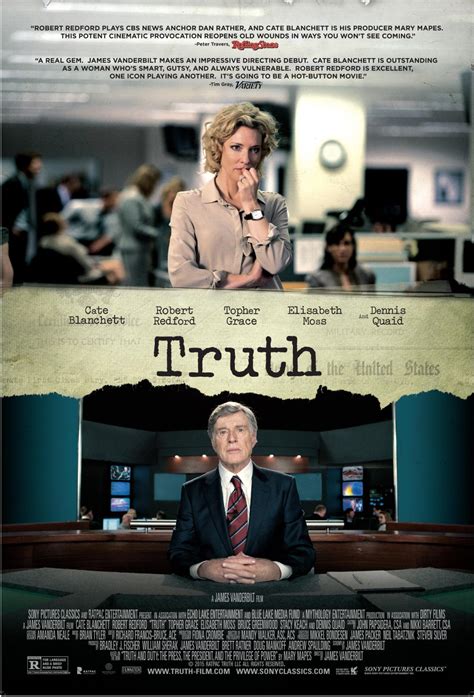 Trailer and Poster to 'Truth,' Starring Cate Blanchett and Robert ...