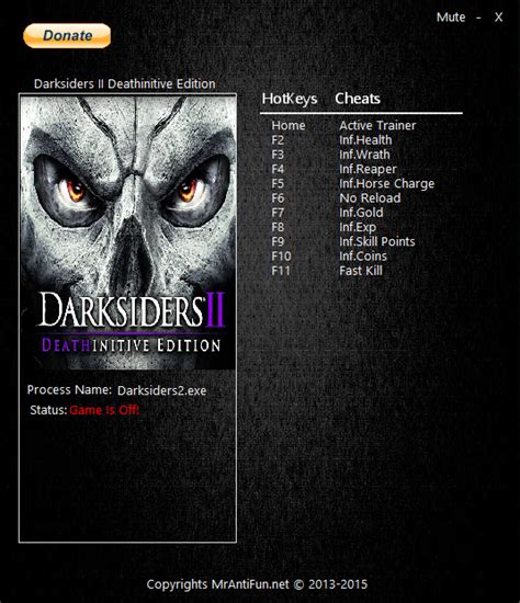 Darksiders Ii Deathinitive Edition Trainer 10 10 Mrantifun
