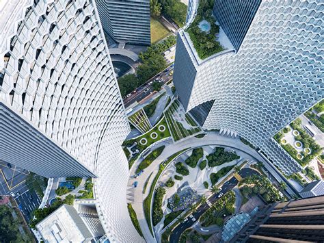 Büro Ole Scheeren Finishes Duo Twin Towers In Singapore 2018 03 06