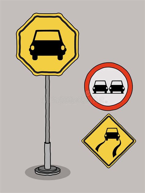Traffic Signals Design Stock Vector Illustration Of Information