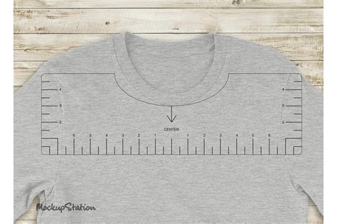 Tshirt Ruler SVG | T-shirt Alignment Tool DXF (970172) | Cut Files