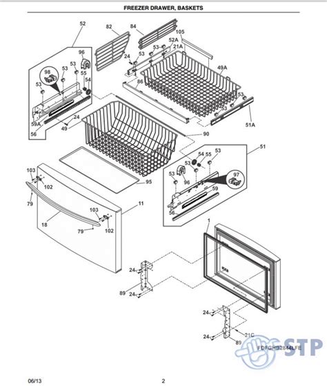 Stp Appliances Diagramas De Fghb2844lfe Refrigerador Frigidaire