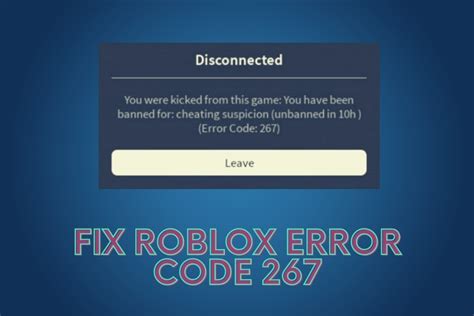 How To Resolve Roblox Error Code 267 Technopo