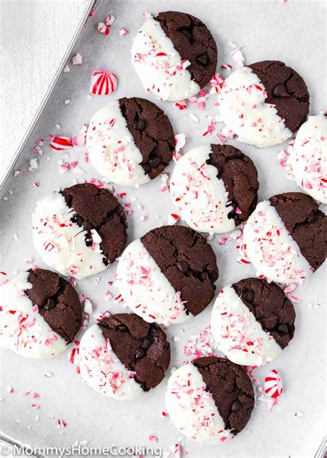 Eggless Chocolate Peppermint Cookies Mommys Home Cooking