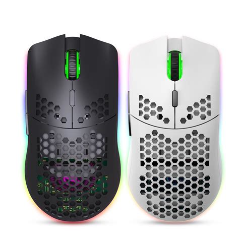 Hxsj T66 Rgb 24g Wireless Gaming Mouse Rgb Lighting Charging Mouse