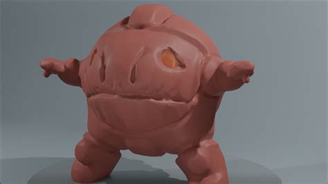 3d A Small Monster Cgtrader