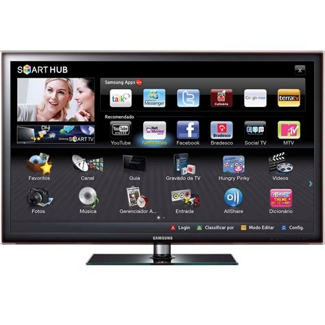 Also, 40 inch tvs are great for smaller rooms like bedrooms, guest rooms, dorm rooms, gyms, and others. TV 40" LED Samsung Série D5500 UN40D5500 Full HD c/ Smart ...