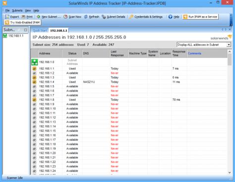 Essential Admin Tools Solarwinds Ip Address Tracker