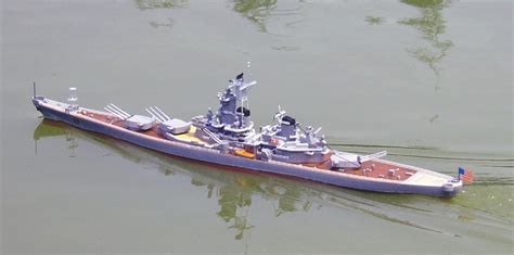 Rc Uss Missouri Battleship Ready To Run The Scale Modeler Trains