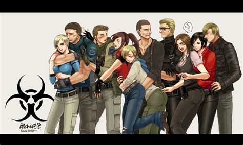 Sakura3914 Ada Wong Albert Wesker Chris Redfield Claire Redfield